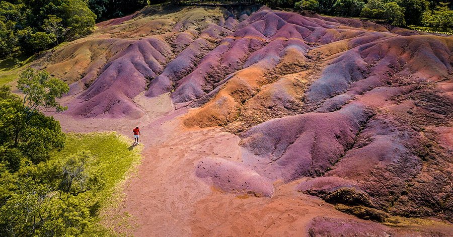 Chamarel Seven Coloured Earths sand dunes