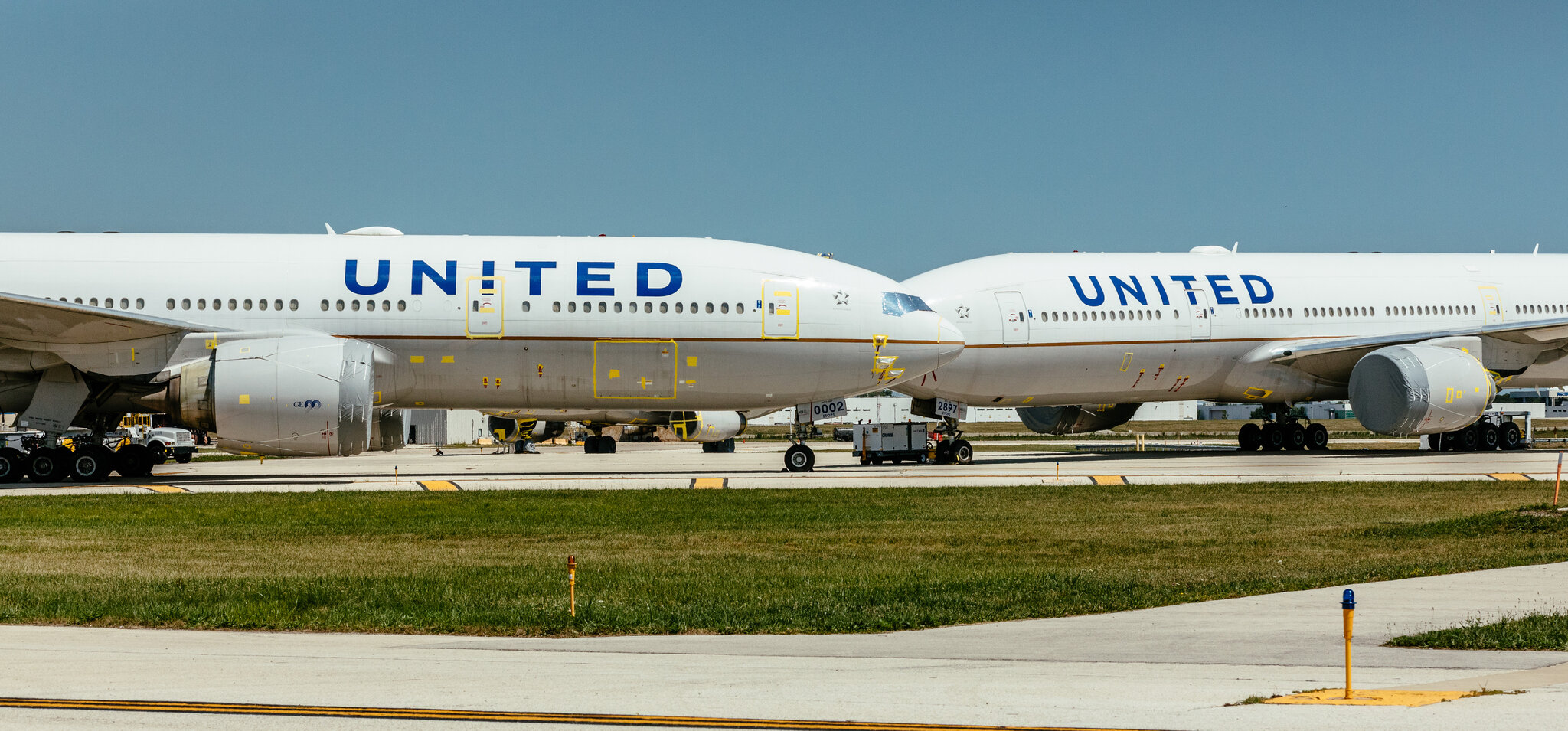 United Airlines aircraft on the tarmac