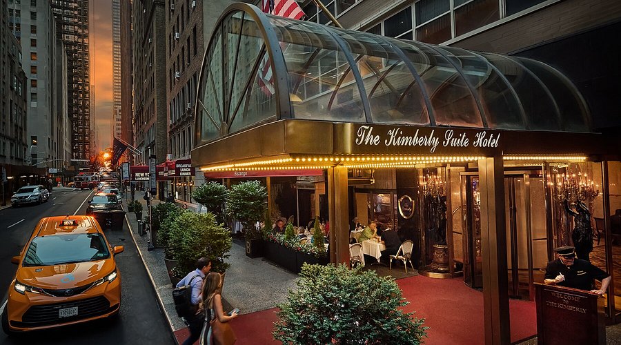 The Kimberley Suite Hotel entrance, Midtown Manhattan