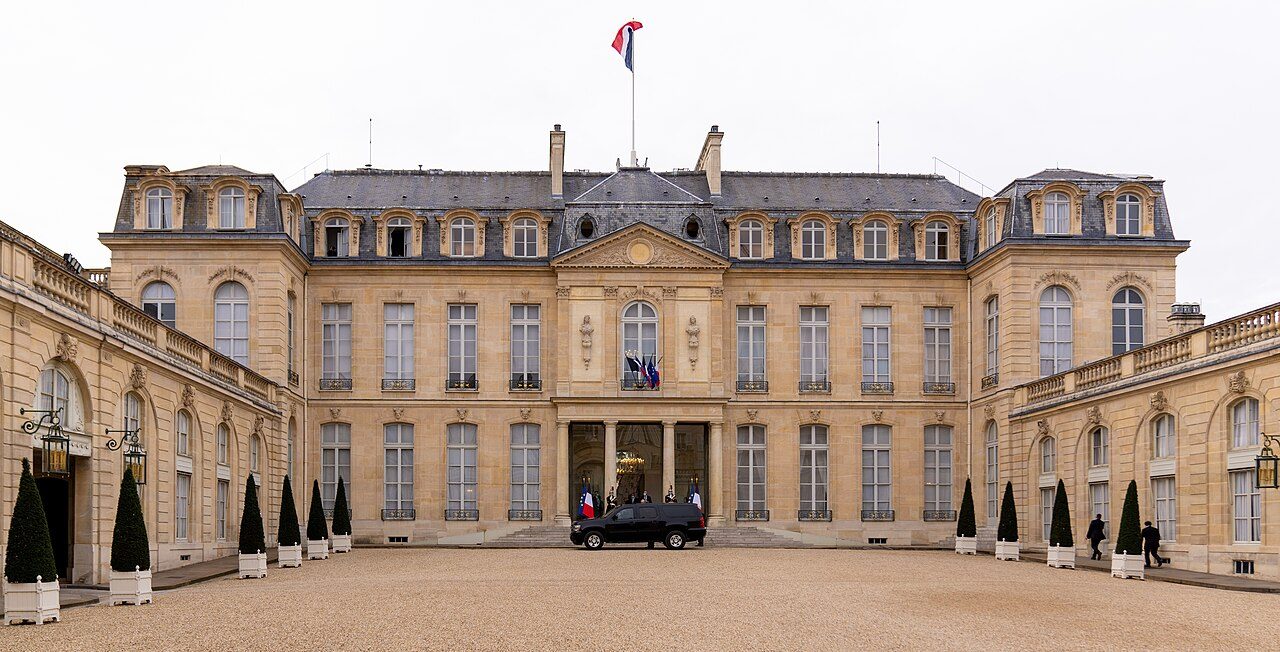 The Élysée Palace, official residence of the President of France