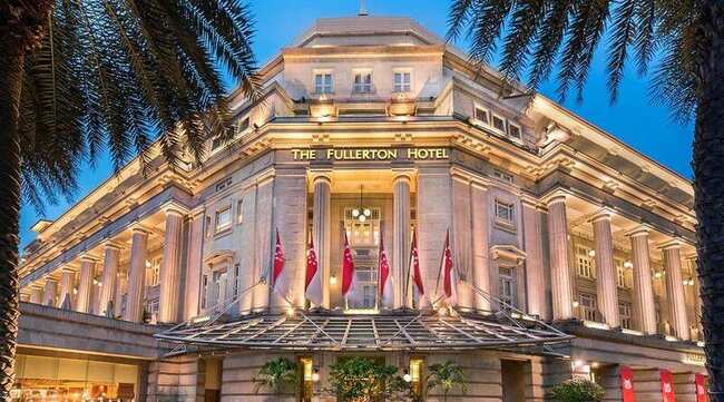 The Fullerton Hotel, a colonial-era landmark on the Singapore River